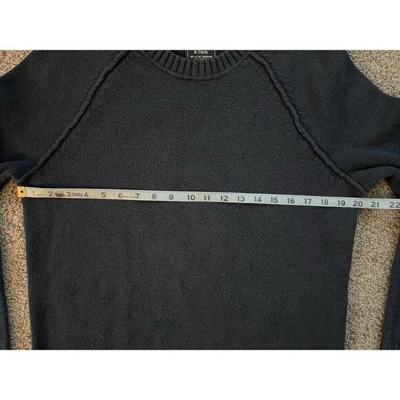 Abercrombie & Fitch Womens Sweater Navy Blue Size M Classic - Picture 5 of 6